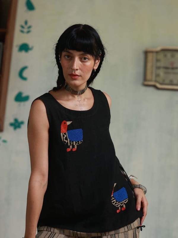 Ducky Affair Double Layered Top — Winglore Studio