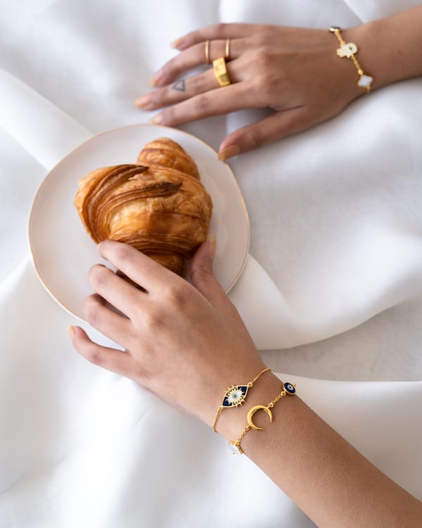 Evil Eye Bracelet - Gold — Azga