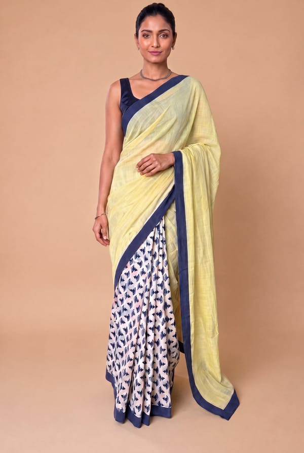 Mayuri Patchwork Saree — BINKS
