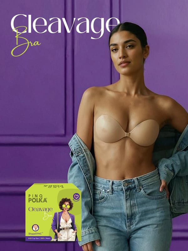 PINQ POLKA Silicon Cleavage Bra — Pinq Polka