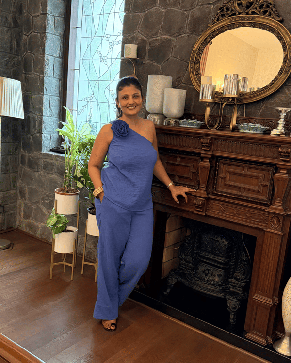 Camellia Co-ord Set — Ash and Amber
