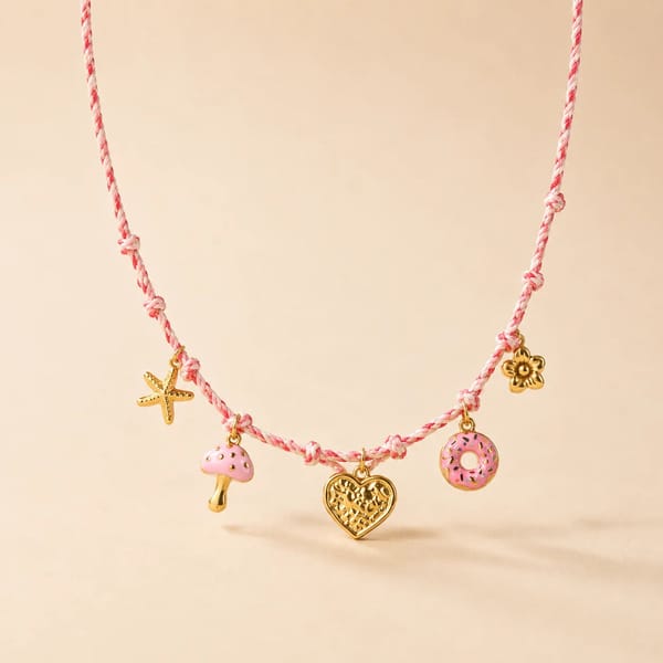 Sweet Heart Charm Necklace — Nam Jewels