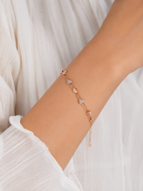 Sweetheart Cascade Bracelet — SilvPop Jewels