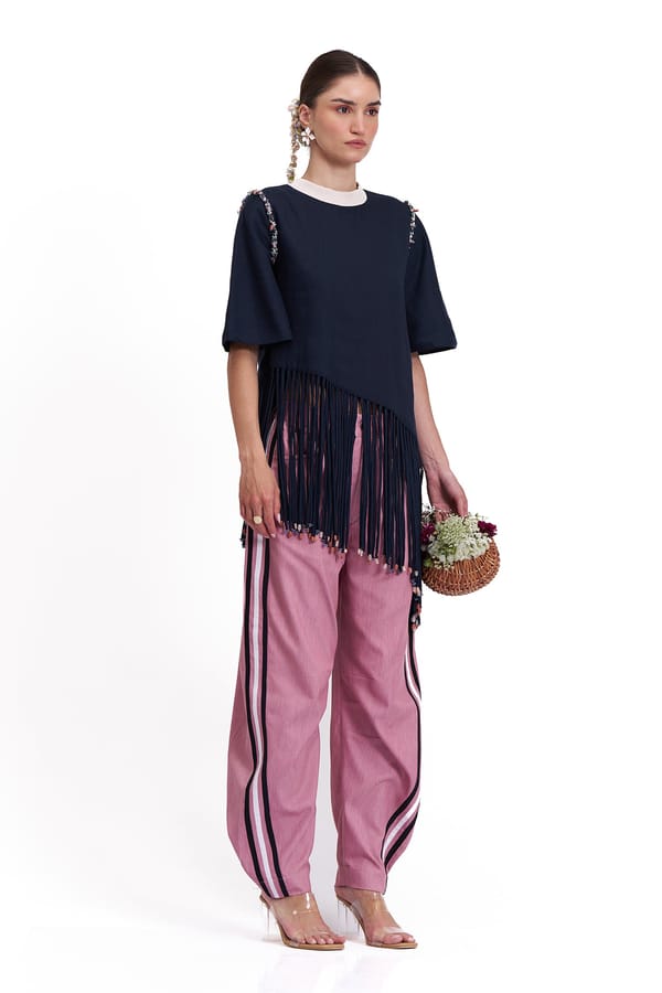 DRUM TOP BASQUE PINK PANTS — Our Love