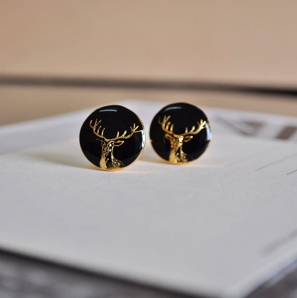 The Barasingha Cufflink — Azga