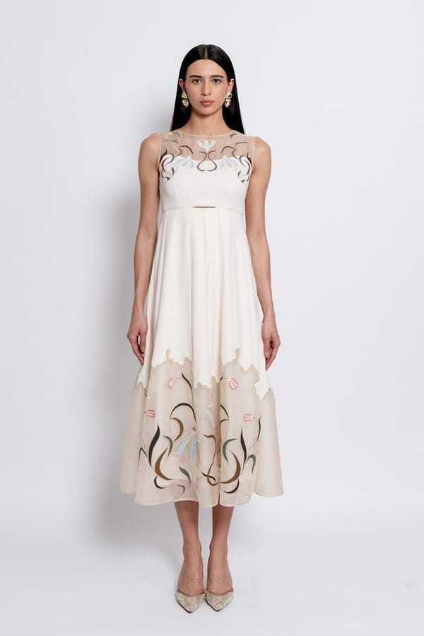 Tara - Ivory Dress — Love Kiki
