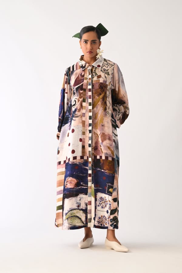 Sardinia Shirt Aline Dress — Ofrida