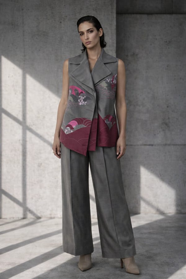 Mizu Grey Blazer Set — OJA