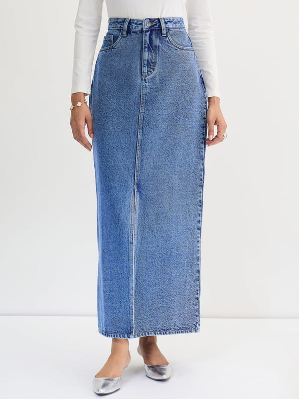 The OG Denim Skirt — Femmella