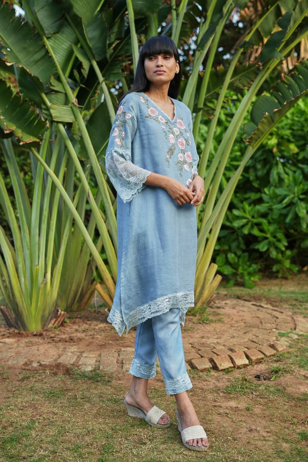 Whimsical Garden Fly Free Tunic — Kaveri