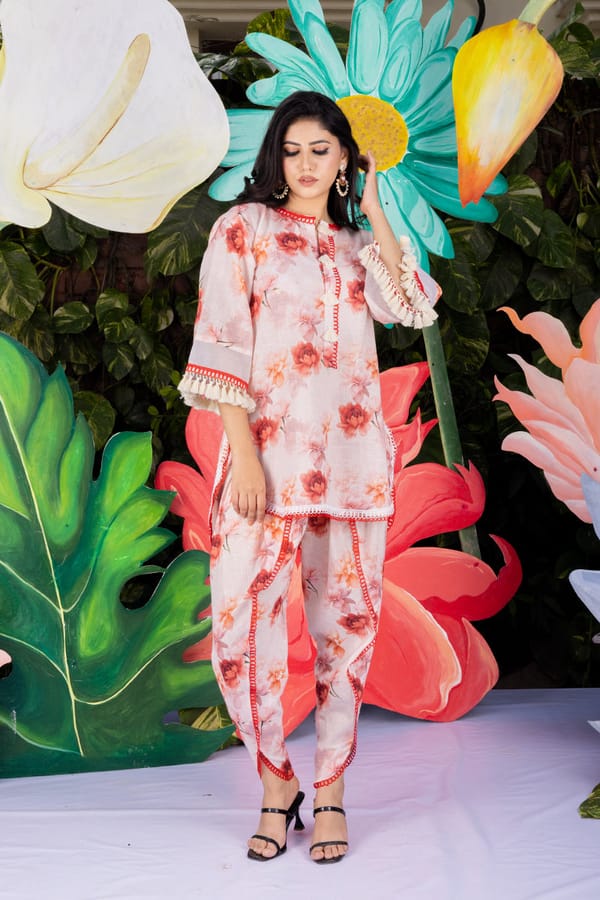 Ruby Co-ord Set — Chakkraa