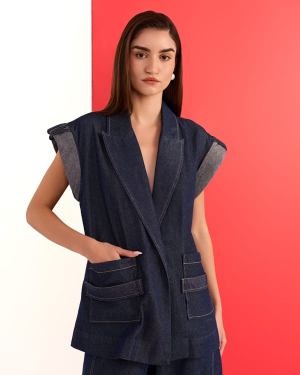 Indigo Blazer — AUR
