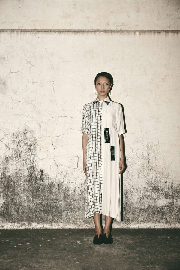 ATBW - AN Grid Pleat Dress — ATBW