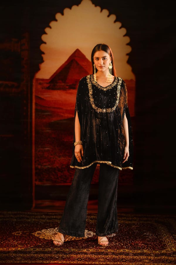 Ruh Cape Pant Set — Sakshi G Chawla