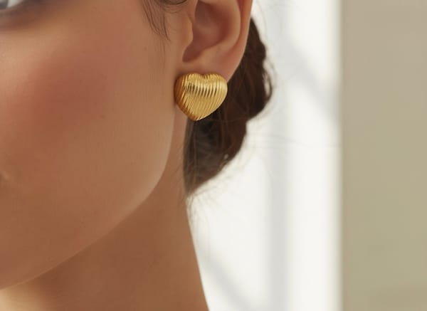 Heart Studs — Jewellery by Mitali Jain