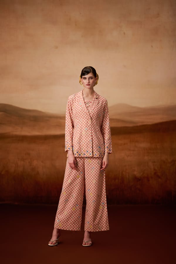 Bloom Blazer Red — EKAM HOUSE