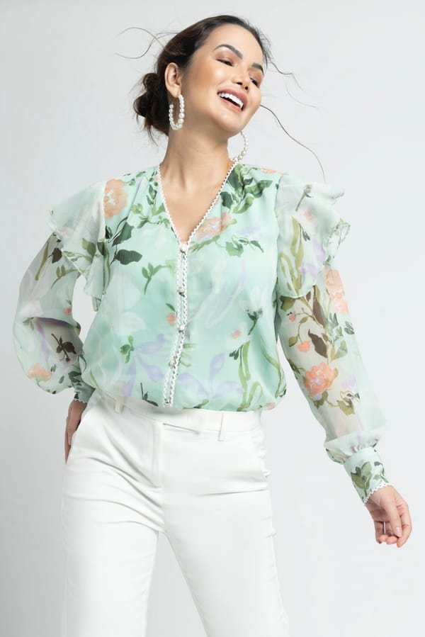 Aurora Garden Serenade Top — Julo