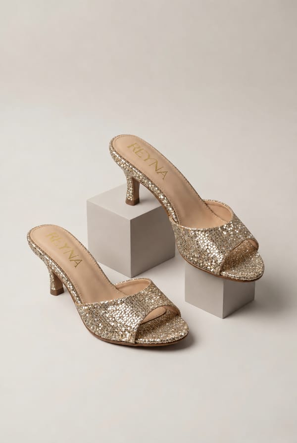 Champagne Kitten Mule — Reyna