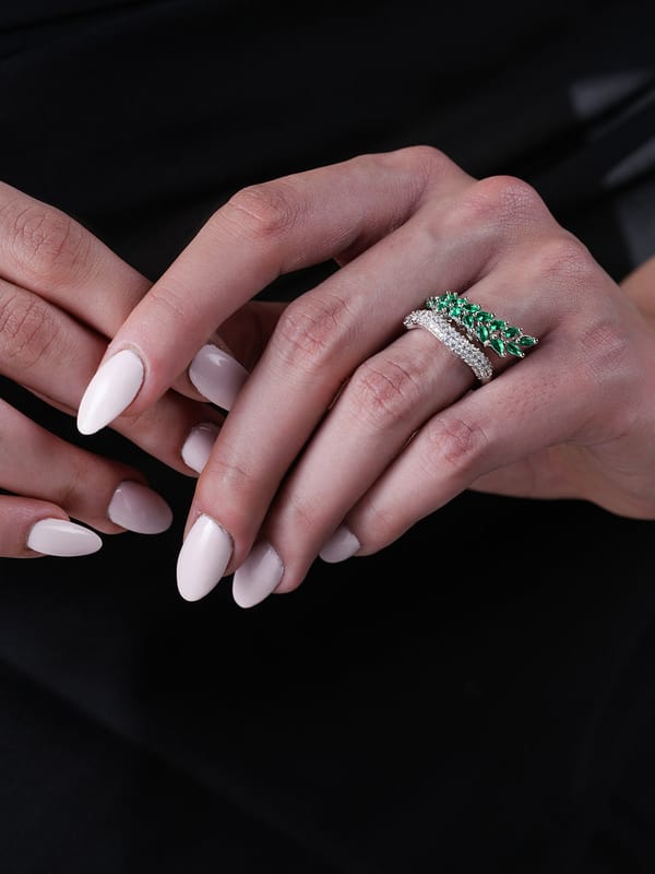 Small Designer AD Ring Earrings — Cao Jewellery