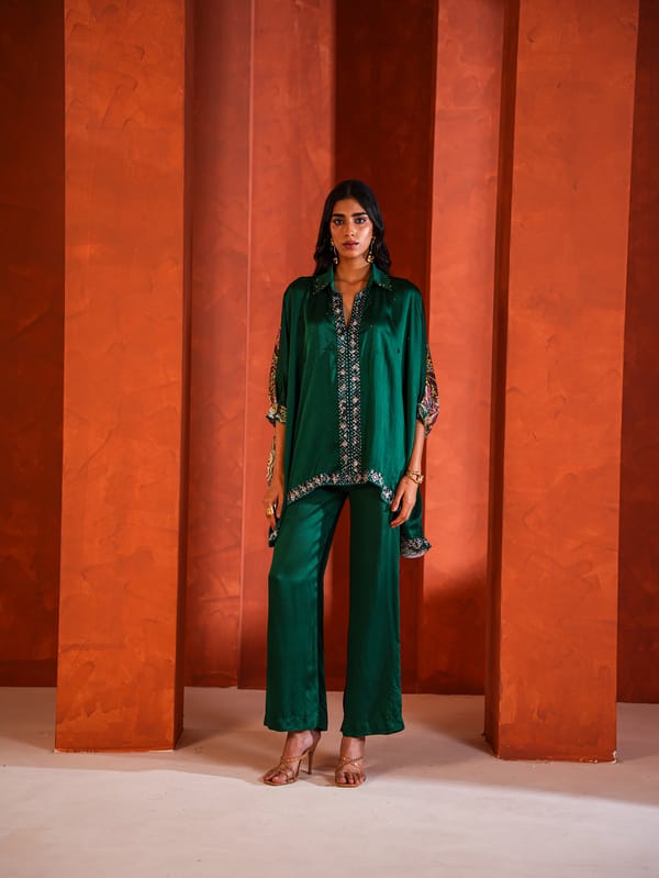 Zoya Kaftan Shirt With Pants — Sakshi G Chawla
