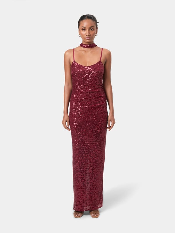 Ruched Sequin Dress — Beyond