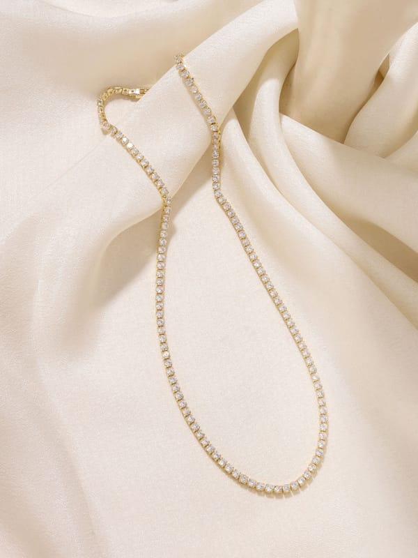 Cz Tennis Necklace — Jewellery by Mitali Jain