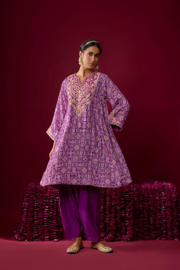 Urwa - Short Chauga With Salwar — Sheetal Batra