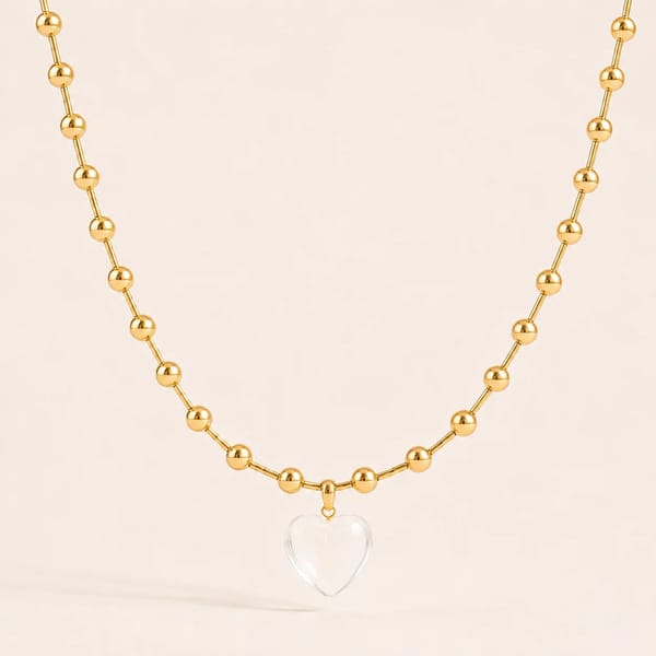 Crystal Love Necklace — Nam Jewels
