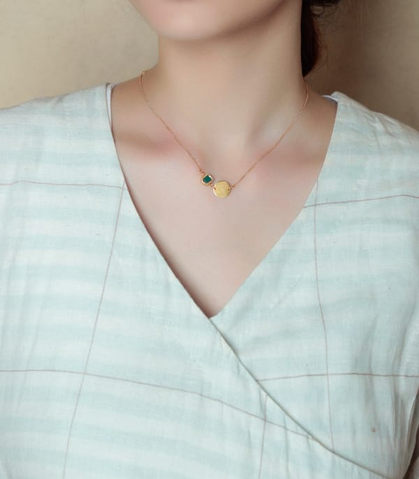 Green is Good Necklace — Zariin