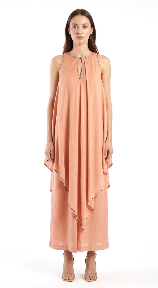 Pink Cotton Silk Co-ord Set — Basanti Kapde aur Koffee