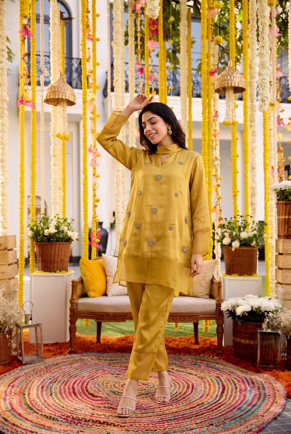Mustard Dual Shirt — Chique