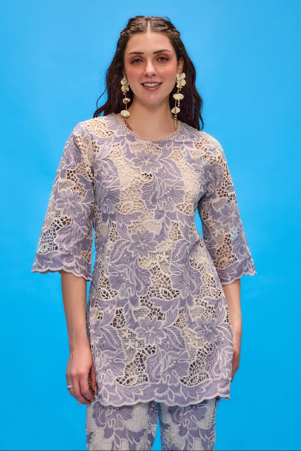 Eira Lace Kurta — AVERIE