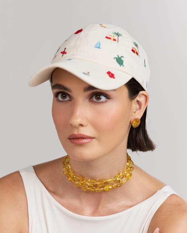 Yellow Tumbles Choker (2 Lines) — Anaash