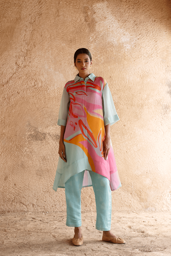 Prism Graphic Cassata Kurta Set — CLOS