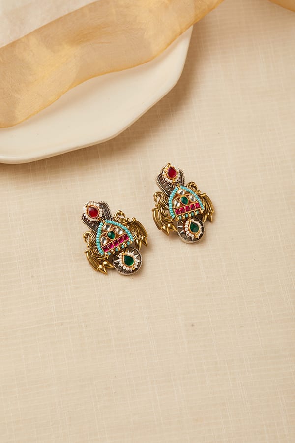 Meher Pachi Kundan Earrings — Viana Jewels