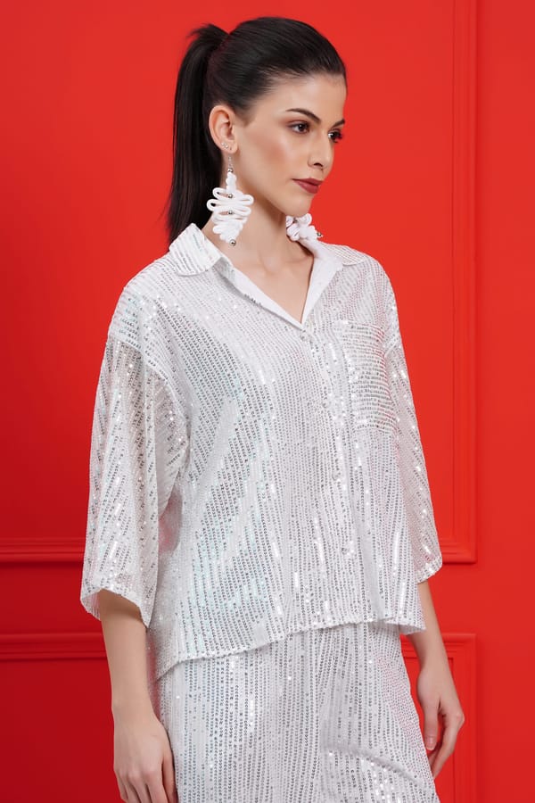 Charm Sequins Co-ord Set — Beach Bum