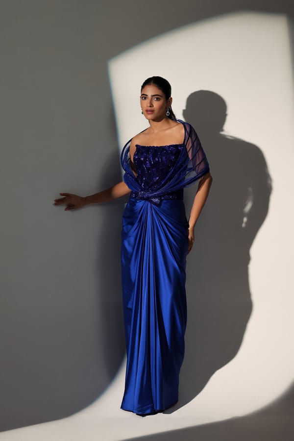 Jessica Power Shoulder Corset Skirt Set — LIBAS CAFE