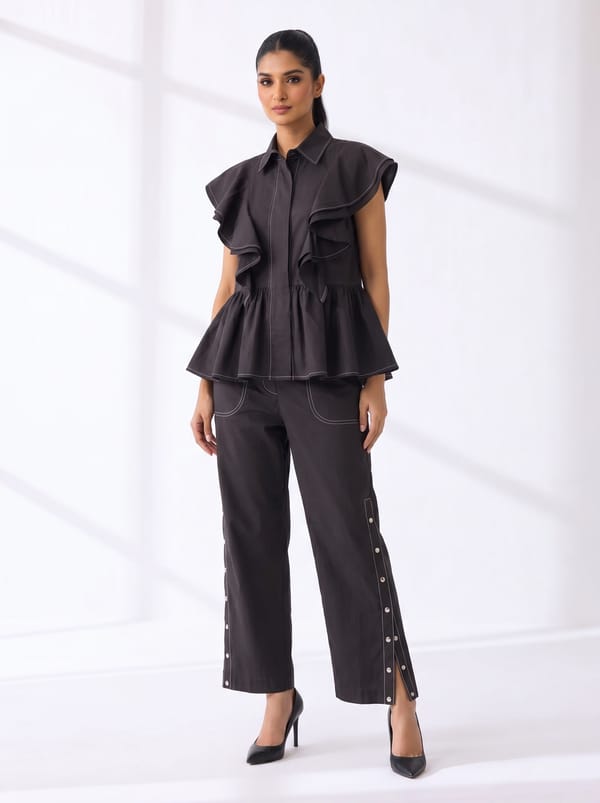 Drama Frill Top+Tich Pants — Escape By Aishwarya