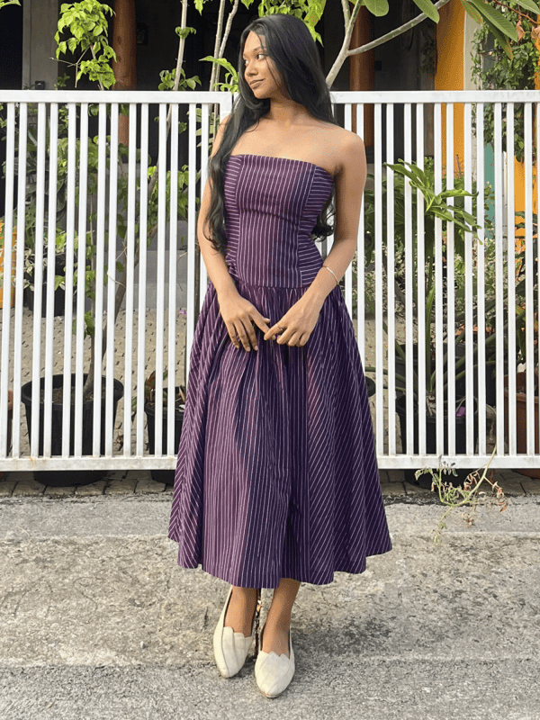 Audrey Ikat Cotton Tube Dress — Notch Above