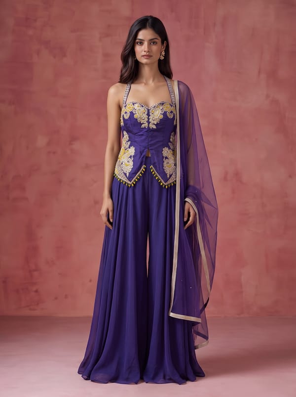 Saniya Peplum Corset Set — KELAAYAH