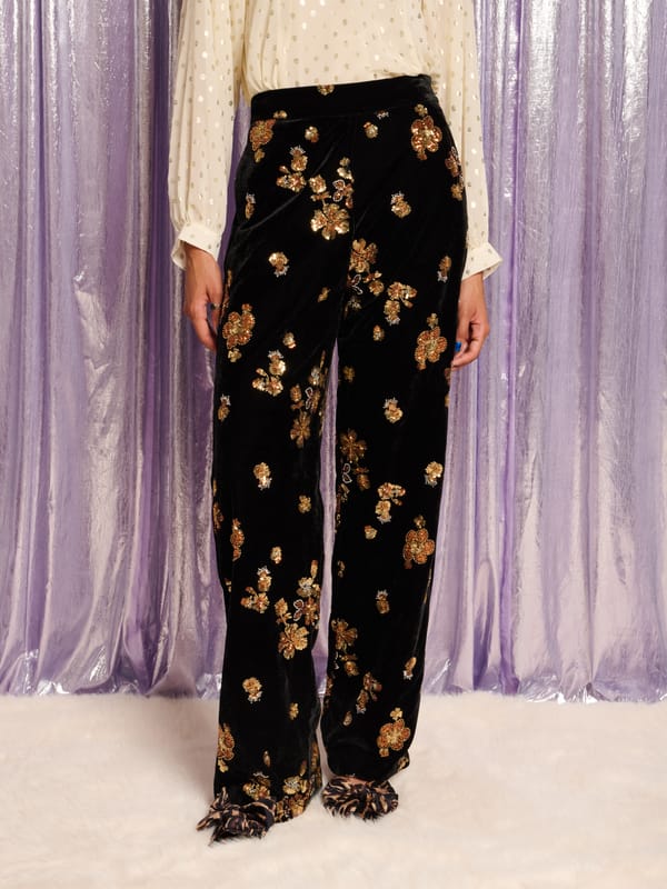 Mirage Velvet Trousers — SISTER JANE