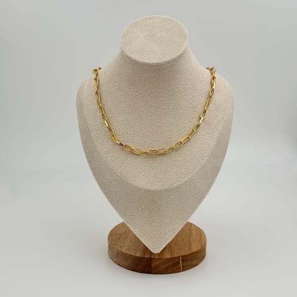 Stainless Steel Blank Necklace - Big Loop — The Charm Shop