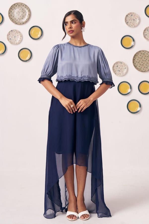 Twilight Amaira Layered Midi Dress — Western Era