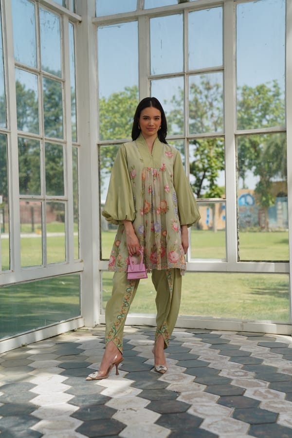 Angelic Co-Ord- Lime — Chöjé