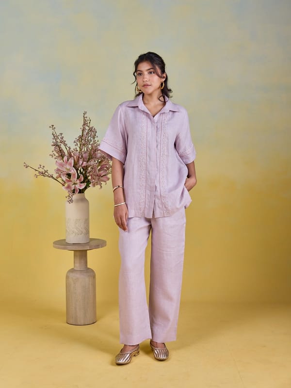 Mauve shirt co-ord — KAPAAS