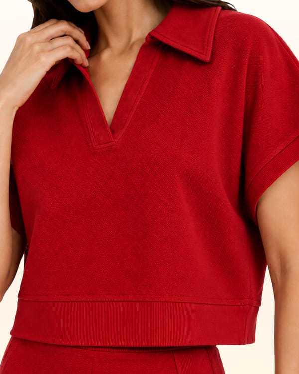 Terry Collared Polo — Necesera
