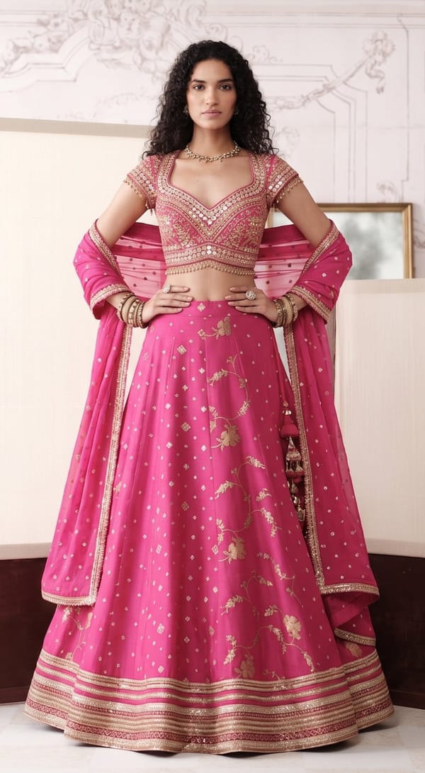 The Royal Gulzar Lehenga — Basanti Kapde aur Koffee