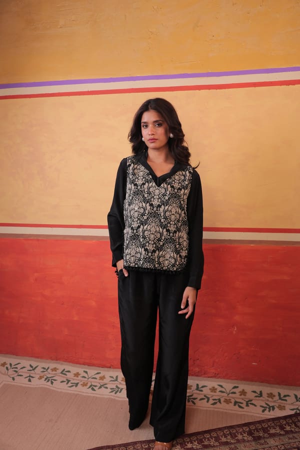 Pandora - Vest Co-ord Set — Surkh Syahi