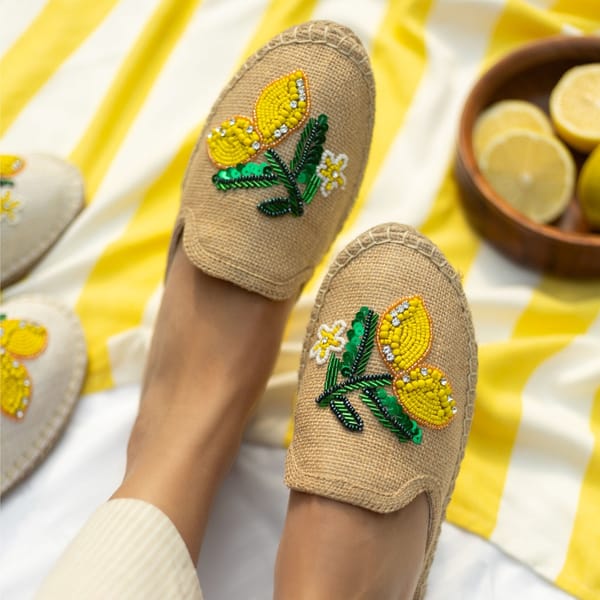 Lemoncello Espadrilles Flats — PARI PARI