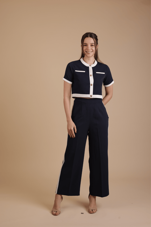 Bordeaux Coord Set (Navy Blue) — Armoire